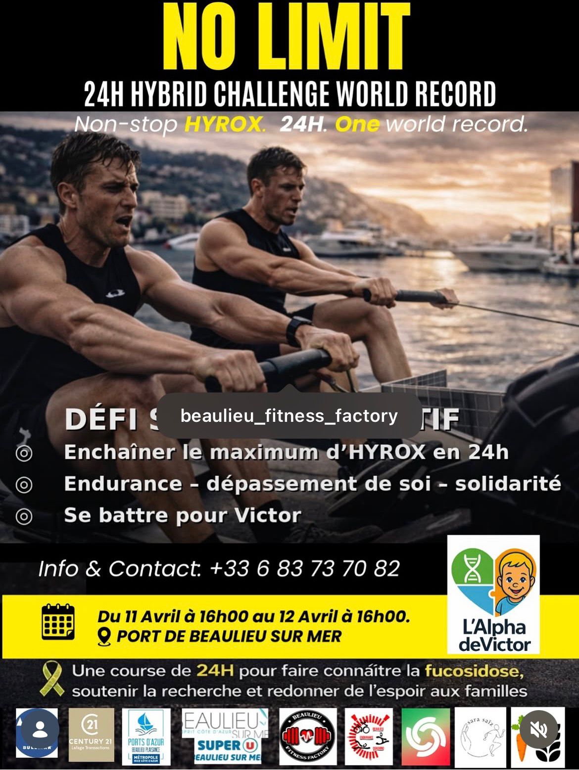 Défi HYROX 24H – No Limit Challenge